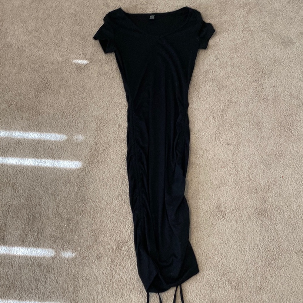 SHEIN, XS, black tight flexible dress.